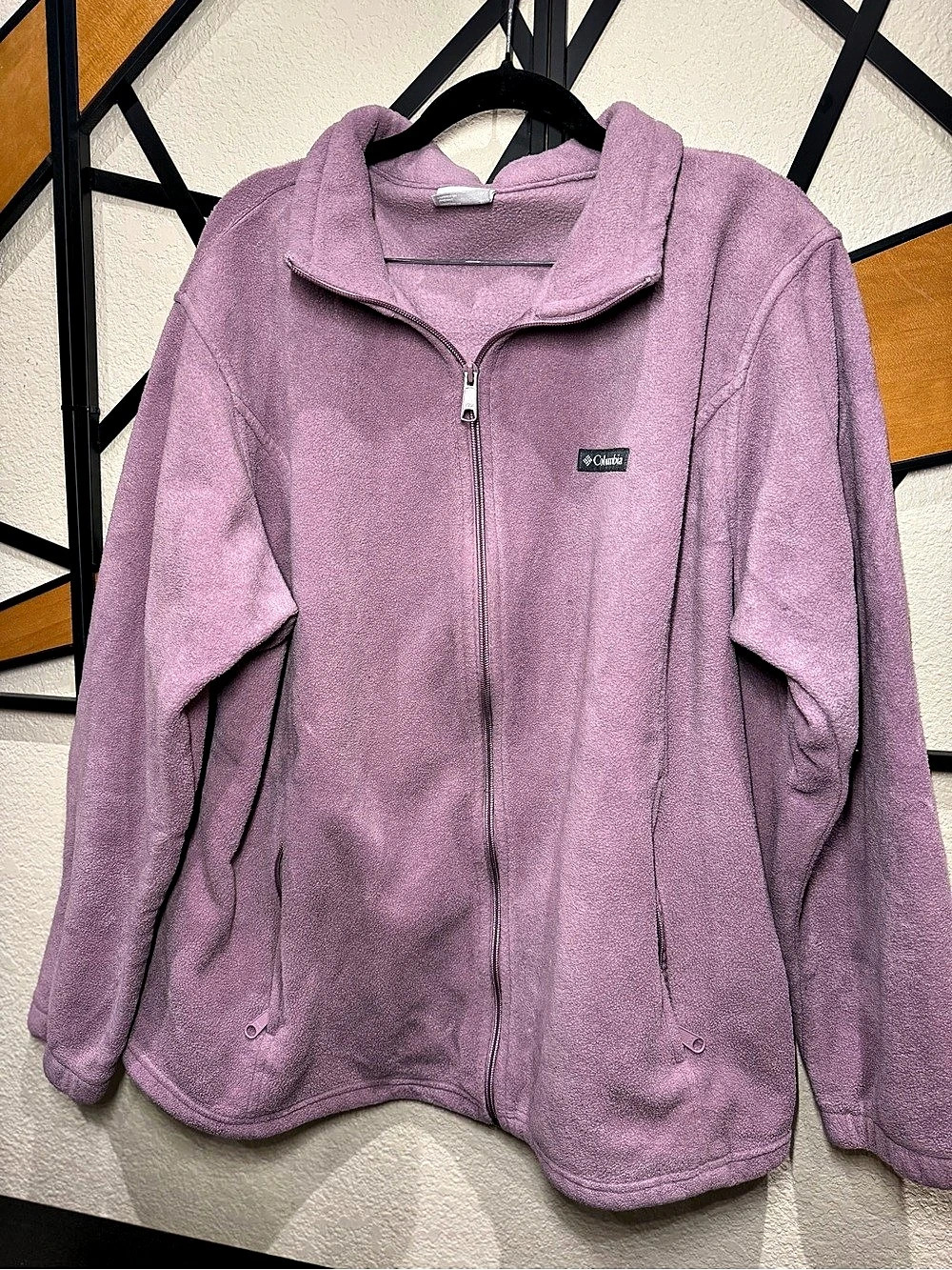 Columbia Benton Springs Full Zip Fleece Jacket Purple